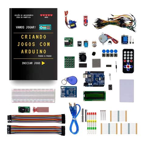 Kit Para Projetos Arduino Completo Iniciante Casa Da Rob Tica