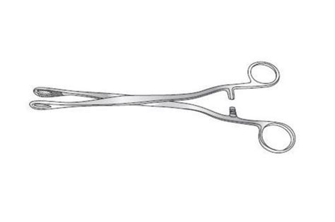 Stainless Steel Chrome Finish Hospital Gynecology Surgical Uterus Holding Forceps At Best Price