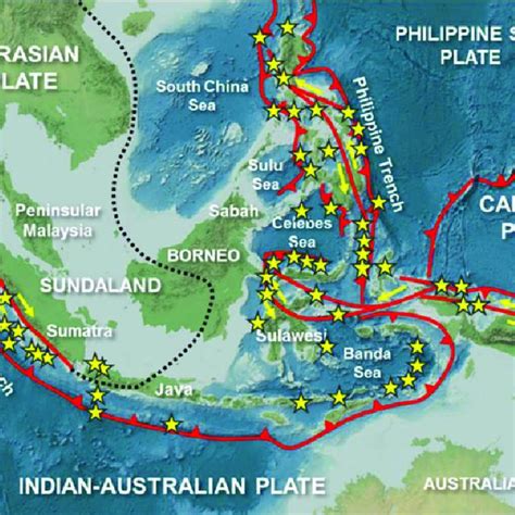 Tsunami Wave Propagation From Deep To Shallow Waters As It Enters The