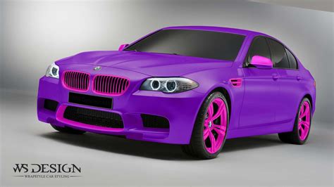 Bmw M5 Purple Wrap Wrapstyle