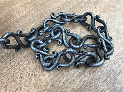 Hand Forged Chain Medieval Chain Iron Chain Plant Hanger Lamp