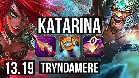 Katarina Vs Tryndamere Top 1511 22m Mastery 7 Solo Kills