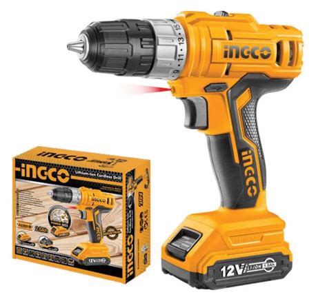 Ingco Lithium Ion Cordless Drill 12V CDLI1221 8