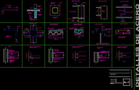 Detalles De Estructuras En Acero En Autocad Librer A Cad