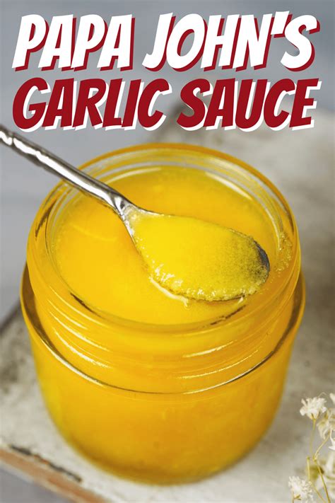 Papa John's Garlic Sauce (Easy Copycat) - Insanely Good