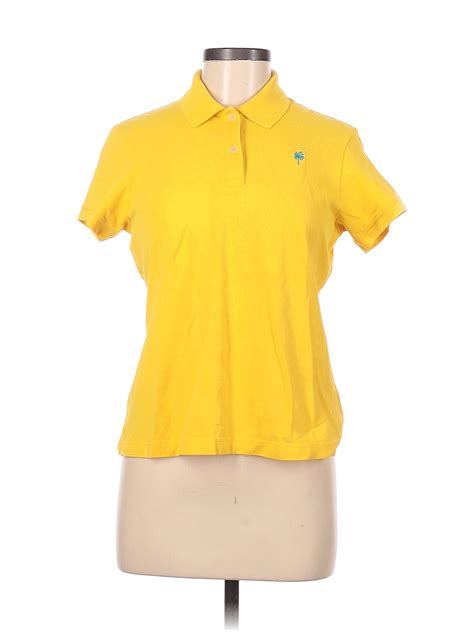 Lilly Pulitzer Yellow Short Sleeve Polo Size M 72 Off Thredup