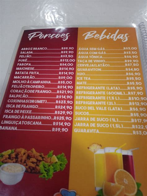 Menu Em Del Cias Do Frango Calif Rnia Restaurante Nova Igua U Estr