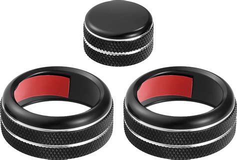 Amazon Vekauto Pcs Ac Climate Control Knob Rings Compatible For