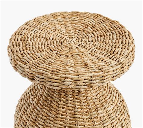 Woven Round Seagrass Side Table Pottery Barn