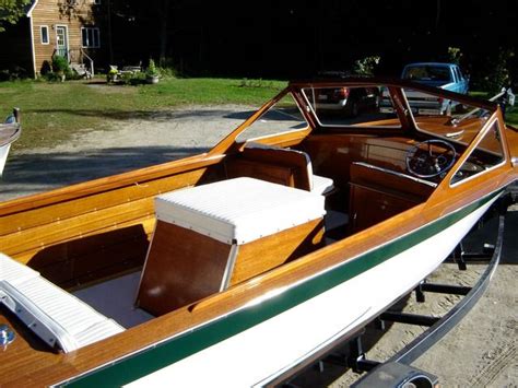 1965 21 Lyman With New Decks And Gunwales Androscoggin Wooden Boat