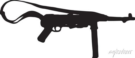 Mp40 Eps Mp40 Silhouette Mp40 Vector Mp40 Cut File Mp40 Vector
