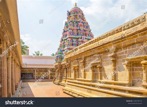 Hindu Temple Tower View Ramaswamy Temple Stock Photo 1246749172