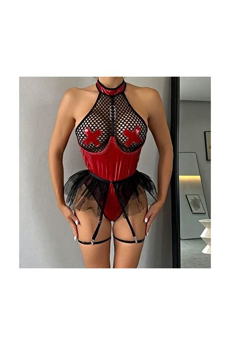 Saingace Tenue Sexy Femme Coquine Hot Xxl Costume De Soubrette Sexy