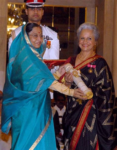 Waheeda Rehman Bollywood Icon Honored With Dadasaheb Phalke Award