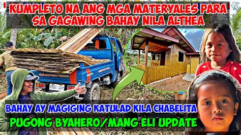 Nice Kumpleto Na Ang Mga Materyales Para Sa Gagawing Bahay Nila Althea