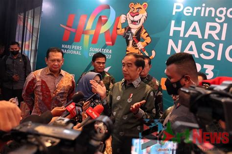 Puncak HPN 2023 Jokowi Ingatkan Pers Bebas Dan Bertanggung Jawab