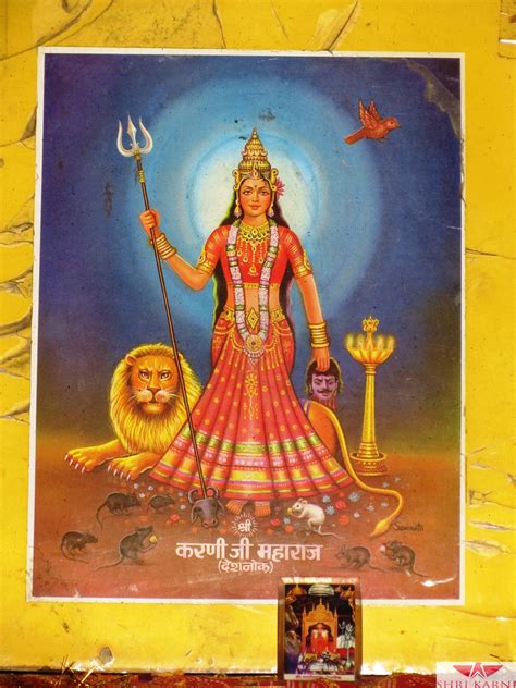 Bhagwati Maa Shri Karni Rat Temple Deshnok Bikaner INDIA | Devin art
