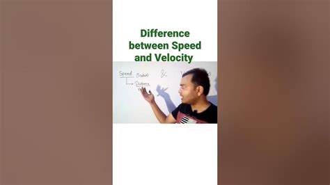 Difference Between Speed And Velocity Physics Physicswallah Youtube