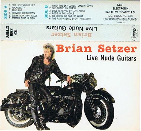 BRIAN SETZER Live Nude Guitars Straycatscollectors