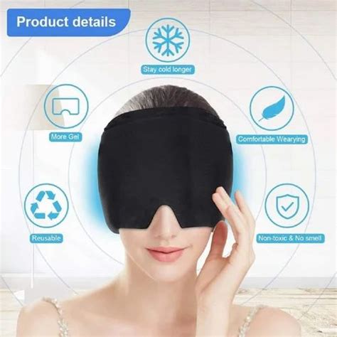 Gel Rectangular Migraine Headache Relief Cap Hot Cold Therapy Hat At Rs Piece In Surat