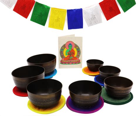 Antique Chakra Healing Tibetan Singing Bowl Sets 7 Sets Of Etsy