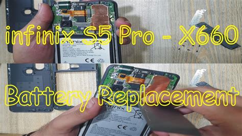 Infinix S5 Pro X660 Battery Replacement Youtube