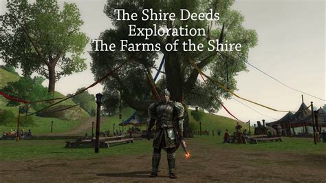 Lotro The Shire Deeds Exploration The Farms Of The Shire Youtube