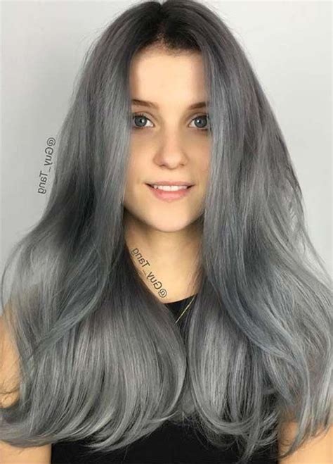 40 Absolutely Stunning Silver Gray Hair Color Ideas These 40 Absolutely Stunning Silver Gray