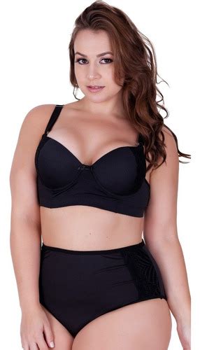 Kit 5 Conjunto Lingerie Plus Size Sutiã E Calcinha Reforçado