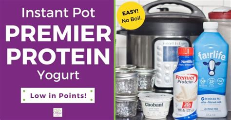 Instant Pot Premier Protein Yogurt Recipe Just 2 Ww Points The Holy Mess