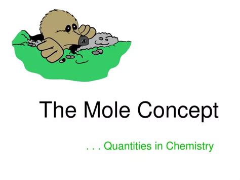 Ppt The Mole Concept Powerpoint Presentation Free Download Id 3719201