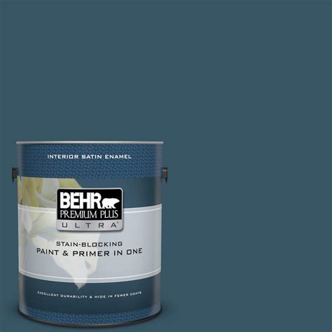 BEHR Premium Plus Ultra 1 Gal S460 7 Deep Breath Satin Enamel