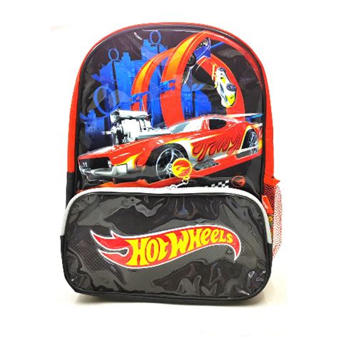 MOCHILA WABRO 76102 HOT WHEELS FLAME CAR P COLGAR 16 Rayuela