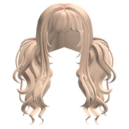 Wavy Lush Messy Cute Anime Pigtails Blonde Roblox