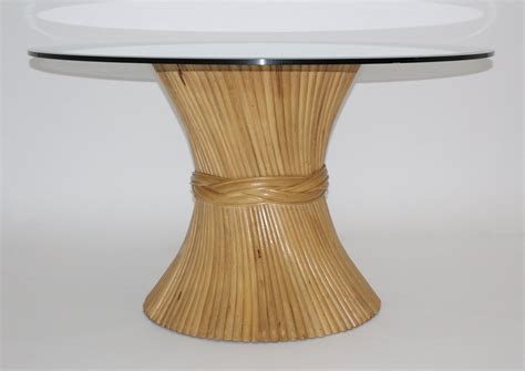 Sheaf Of Wheat Bamboo Dining Table From Mcguire S For Sale At Pamono