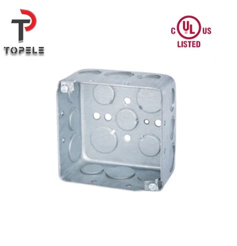 Waterproof Electrical Steel Square Junction Metal Box With Ul