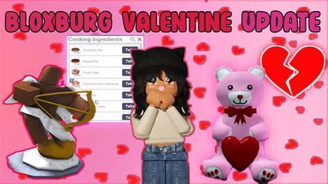 Bloxburg Valentine Update 2023💕new Foods Furniture And More Siimone Rblx Youtube