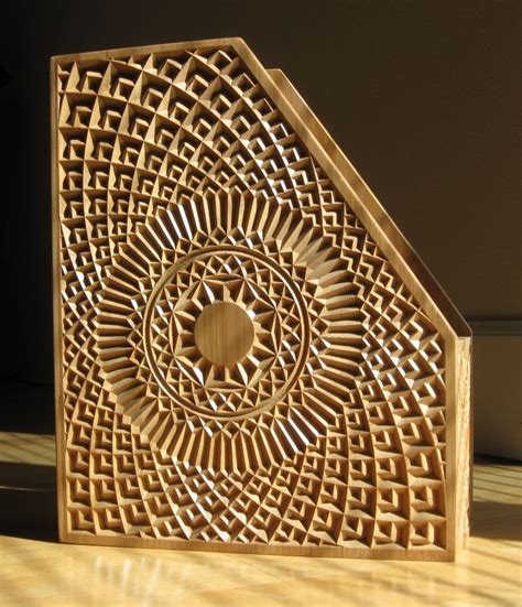 Wood Carving A Winning Magazine Holder With A Cnc Woodworking Network