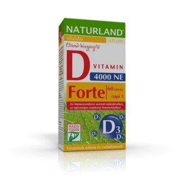 Naturland D Vitamin Forte Tabletta X Mpatika Hu