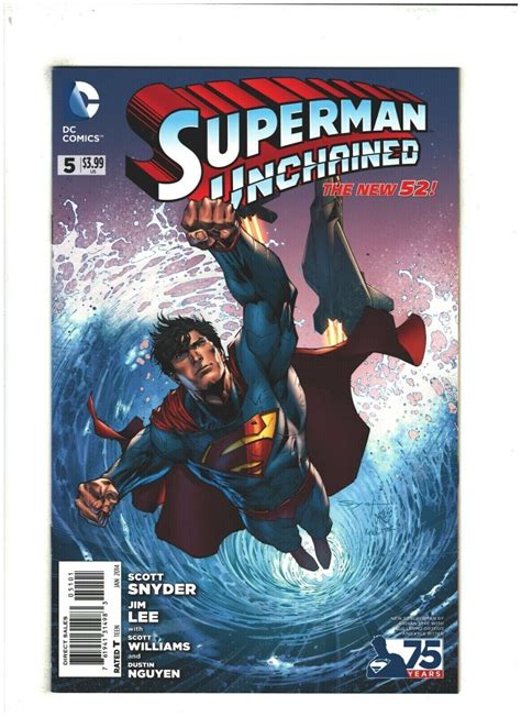 Superman Unchained Dc Comics Jim Lee Th Anniversary Variant