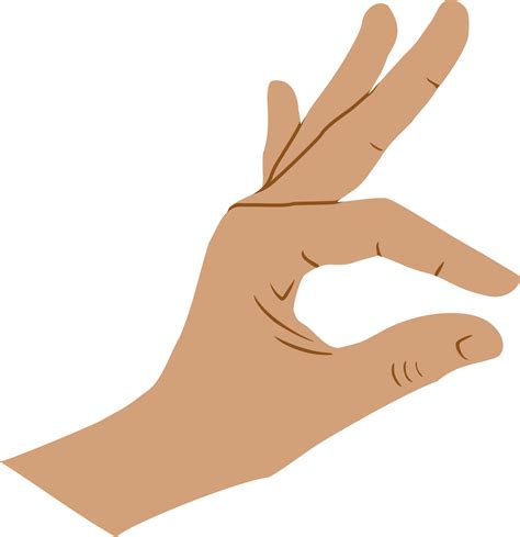 Hand Shows Small Fingers Gesture Finger Hand Sign 10862427 Vector Art