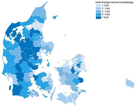 Fordelingen Af Solenergi I Danmark Hvor Bruges Der Flest Solceller