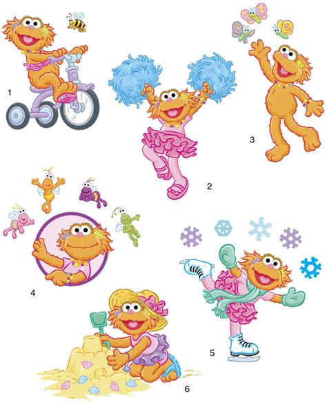 Zoe Sesame Street Clipart