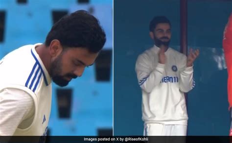 Kl Rahul Brings Up Century With A Stunning Six Virat Kohli S Reaction