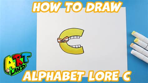 How To Draw Alphabet Lore C Youtube