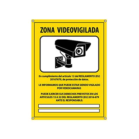 Cartel C Maras De Vigilancia Rgpd Homologado