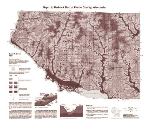 Map Of The Day August 30 Bedrock Geology Of Pierce County Wisconsin