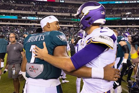 Vikings At Eagles Week Nfl Tnf Picks Predictions Stampede Blue