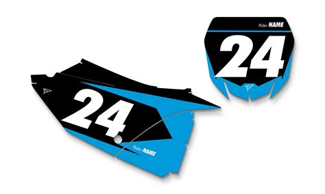 Drift Yamaha Number Plates Trackstyle