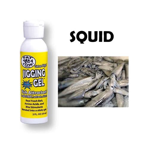 Jigging Gel Fish Attractant Squid Fat Cow Fishing